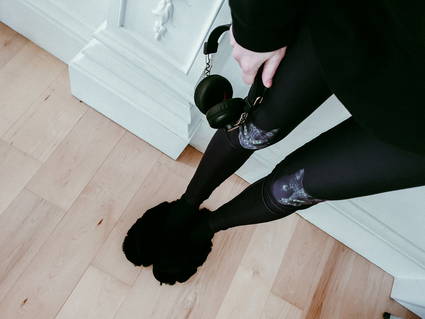 Women's Black Cat Leggings