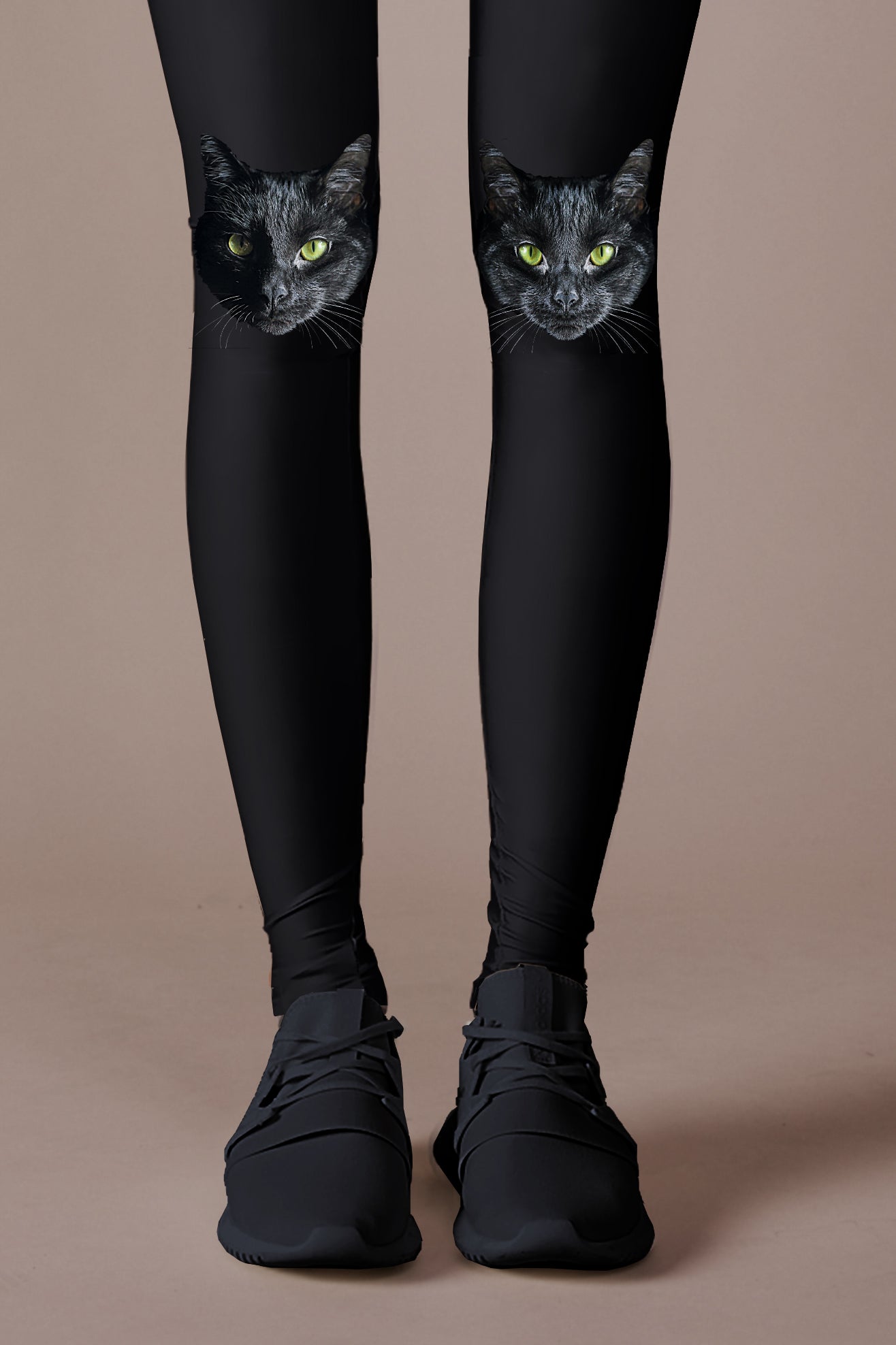 Women's Black Cat Leggings